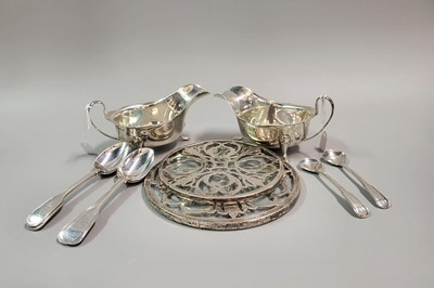 Lot 506 - A PAIR OF MODERN ENGLISH SILVER HELMET SHAPED...