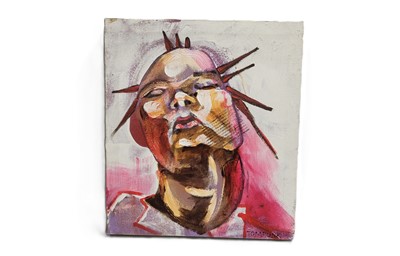 Lot 542 - TOM BYRNE, (Irl Contemporary) Portrait of a...