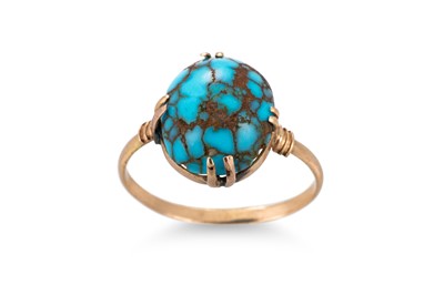Lot 100 - A GEM-SET RING, mounted in gold, size L