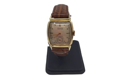 Lot 436 - A GRUEN PRECISION SUB-DIAL WRISTWATCH,...