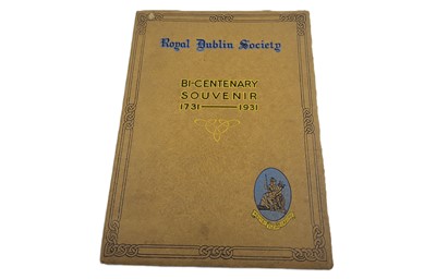 Lot 476 - THE RDS BI-CENTENARY SOUVENIR BOOK 1731-1931,...