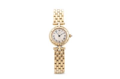 Lot 420 - A LADY'S CARTIER PANTHÉRE RONDE 18CT GOLD...