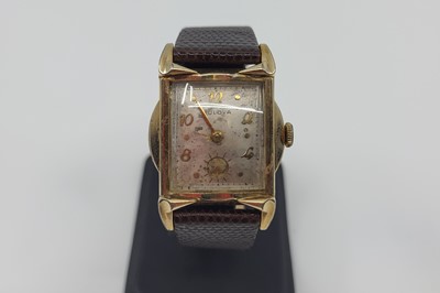 Lot 429 - A BULOVA TANK UNISEX WRISTWATCH, Arabic...