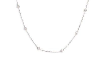 Lot 298 - A RARE CARTIER 'LOVE' SCREW STATIONS CHAIN, in...