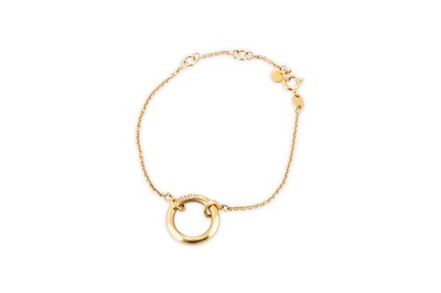 Lot 339 - A DIAMOND SET LINKS OF LONDON BRACELET,...