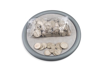 Lot 446 - A BAG OF 1920-46 50%SILVER ENGLISH COINS,...