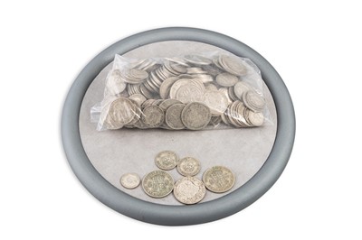 Lot 447 - A BAG OF 1920 50%SILVER ENGLISH COINS,...