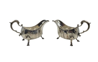 Lot 487 - A PAIR OF 18TH CENTURY GEORGE III IRISH SILVER...