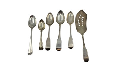 Lot 496 - A COLLECTION OF 19TH CENTURY OLD IRISH SILVER...