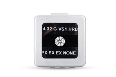 Lot 358 - AN IMPORTANT LOOSE DIAMOND, the round...