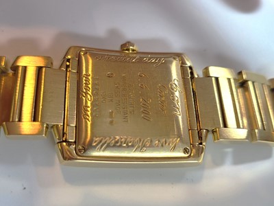 Lot 413 - A GENT'S 18CT YELLOW GOLD CARTIER TANK...