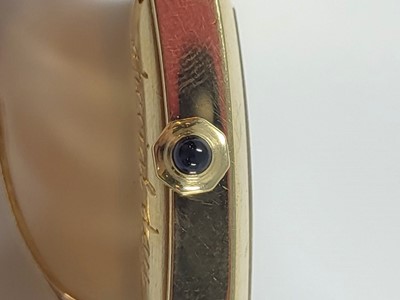 Lot 413 - A GENT'S 18CT YELLOW GOLD CARTIER TANK...