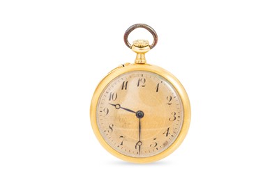 Lot 176 - AN ANTIQUE 18CT OPEN FACED LADY'S FOB WATCH,...