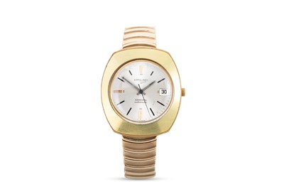 Lot 407 - A GENT'S LONGINES AUTOMATIC RETRO WRISTWATCH,...