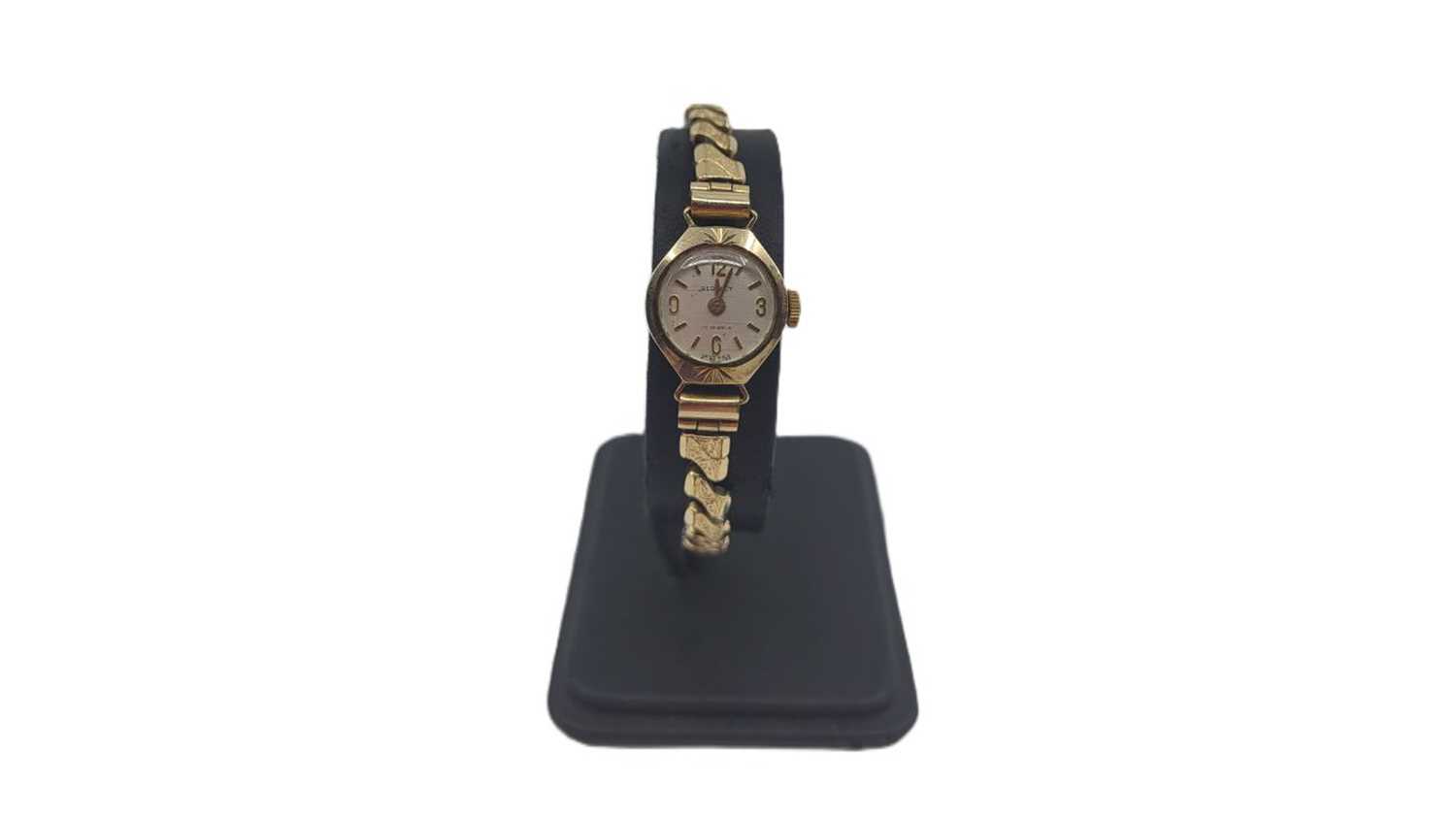 Lot 232 - A LADY'S REGENCY COCKTAIL WRISTWATCH, gold
