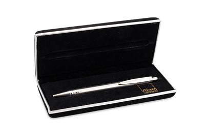 Lot 100 - A FARCO STERLING SILVER (.925) BARROW PEN, cased