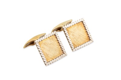 Lot 64 - A PAIR OF VINTAGE 1970'S DESIGN 14CT GOLD...