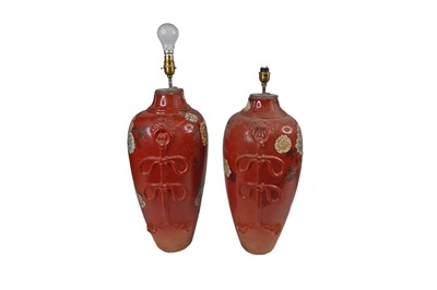 Lot 521 - A PAIR OF ANTIQUE JAPANESE BALUSTER VASES,...