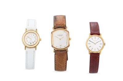 Lot 411 - A COLLECTION OF THREE LADY'S WRISTWATCHES, to...