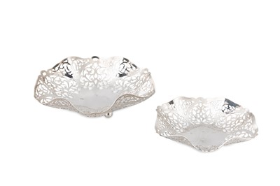 Lot 502 - MODERN IRISH SILVER INTEREST, on open wavy...