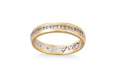Lot 351 - A DIAMOND SET BAND RING, mounted in 18ct...