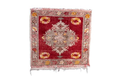 Lot 537 - A 1908'S TURKISH DOBAG, the geometric central...