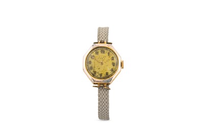 Lot 414 - A LADY'S ART DECO ROLEX WRISTWATCH, 9ct...