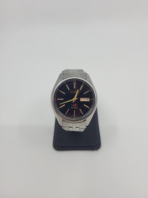 Lot 436 - A STAINLESS STEEL GENT'S CITIZEN EAGLE...