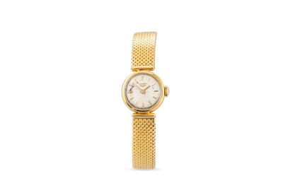 Lot 385 - A VINTAGE 18CT LONGINES LADY'S COCKTAIL...