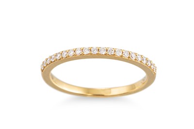 Lot 207 - A DIAMOND HALF ETERNITY RING, mounted in 18ct...