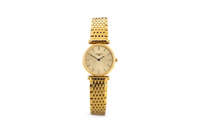 Lot 400 - A LADY'S LONGINES ULTRA THIN WRISTWATCH,...