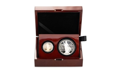 Lot 481 - A 2016 IRISH REPUBLIC GOLD & SILVER TWO COIN...