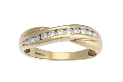 Lot 204 - A DIAMOND HALF ETERNITY RING, mounted in 9ct...