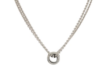 Lot 294 - A SILVER MONT BLANC PENDANT, suspended on a chain