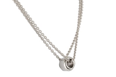 Lot 294 - A SILVER MONT BLANC PENDANT, suspended on a chain