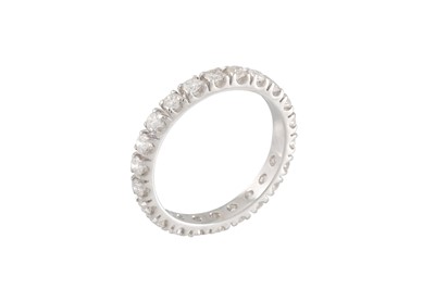 Lot 178 - A DIAMOND FULL BAND ETERNITY RING, the...