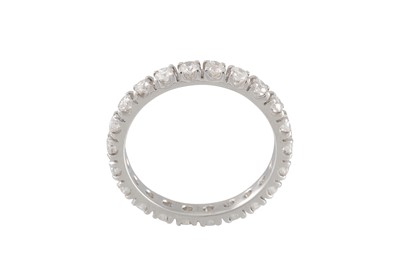 Lot 178 - A DIAMOND FULL BAND ETERNITY RING, the...