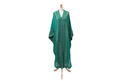Lot 91 - A COLLECTION OF THREE CAFTANS, one green, one...