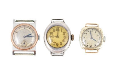 Lot 11 - AN INTERESTING COLLECTION OF THREE WATCH HEADS,...