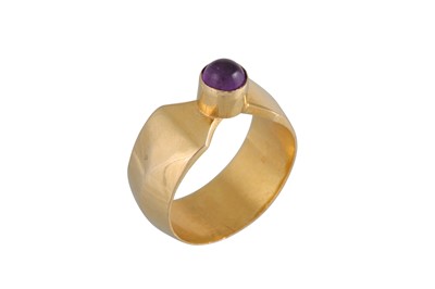 Lot 165 - A GOLD PLATED RING BY MARIKA MURNAGHAN, set...