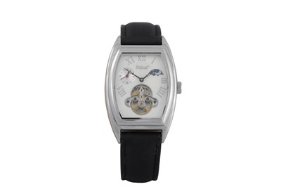 Lot 474 - A MEBUS GENT'S STAINLESS STEEL AUTOMATIC WRIST...