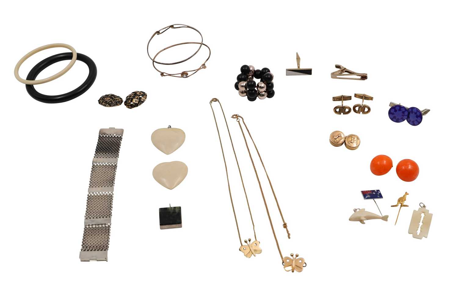 Lot 182 - A COLLECTION OF UNFINISHED JEWELLERY PIECES BY...