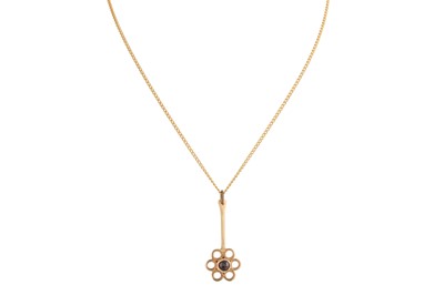 Lot 179 - A GOLD PLATED PENDANT, by Marika Murnaghan, of...