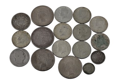 Lot 489 - A COLLECTION OF FOUR AMERICAN SILVER DOLLAR...