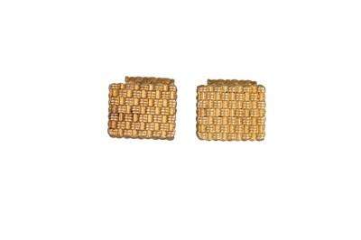 Lot 111 - A PAIR OF VINTAGE FRED PARIS CUFFLINKS, the...