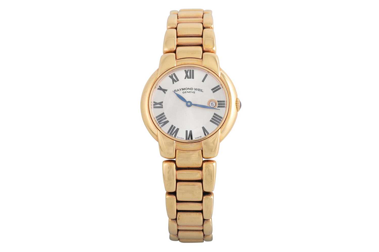 Lot 408 - A LADY'S RAYMOND WEIL WRIST WATCH, mother of...