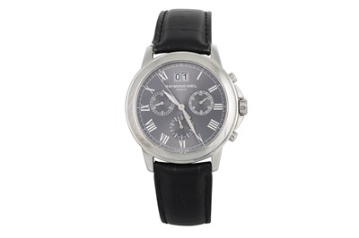 Lot 412 - A GENT'S RAYMOND WEIL MULTI DIAL WRIST WATCH,...