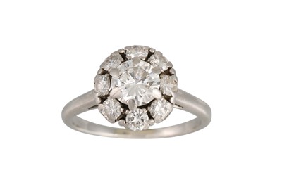 Lot 362 - A MAUBOUSSIN DIAMOND CLUSTER RING, the...