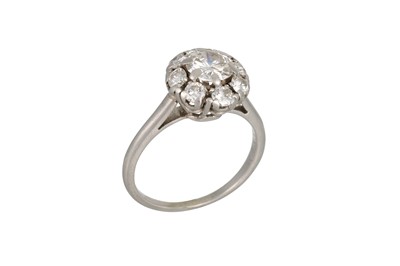 Lot 362 - A MAUBOUSSIN DIAMOND CLUSTER RING, the...