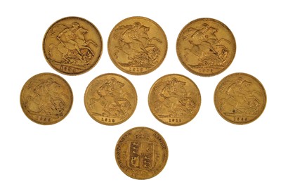 Lot 485 - A COLLECTION OF 3 X FULL GOLD SOVEREIGN...